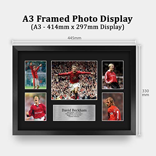 David Beckham 16 x 12 inch Signed Autograph Picture for Football Fans - 16" x 12" Framedgift  
David Beckham 16 x 12 inc